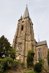 Building wall steeple photo