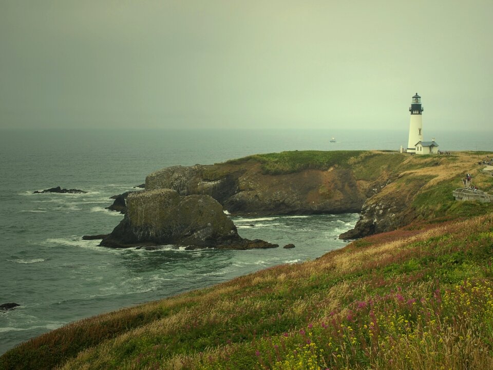 Travel ocean lighthouse