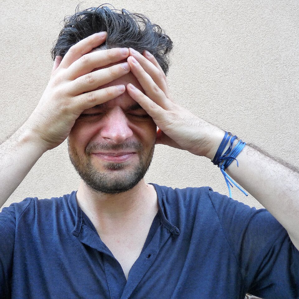 Stress stressed man person