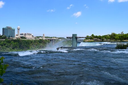 7 wonders blue waterfall photo