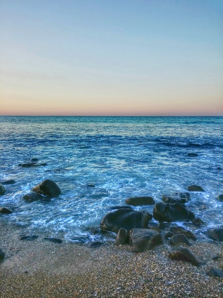 Ocean sunset photo
