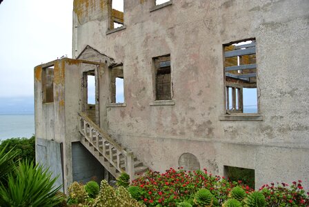 Building alcatraz old photo