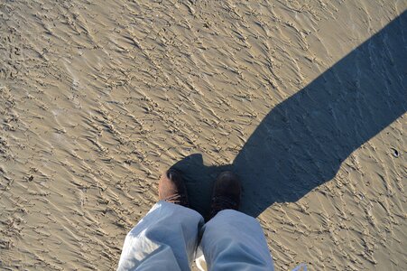 Young woman ocean people photo