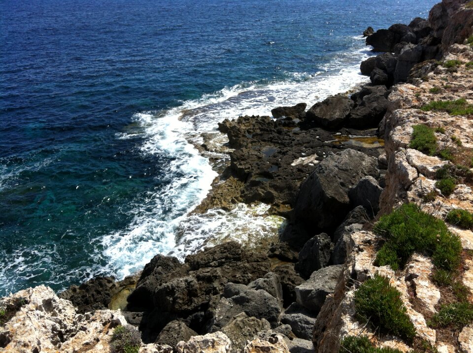 Rocky coast karg balearic islands