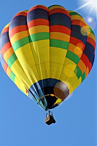 Hot air balloon ride hot air balloon flying photo