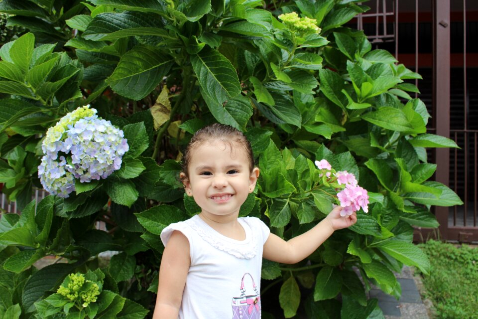 Girl natural spring