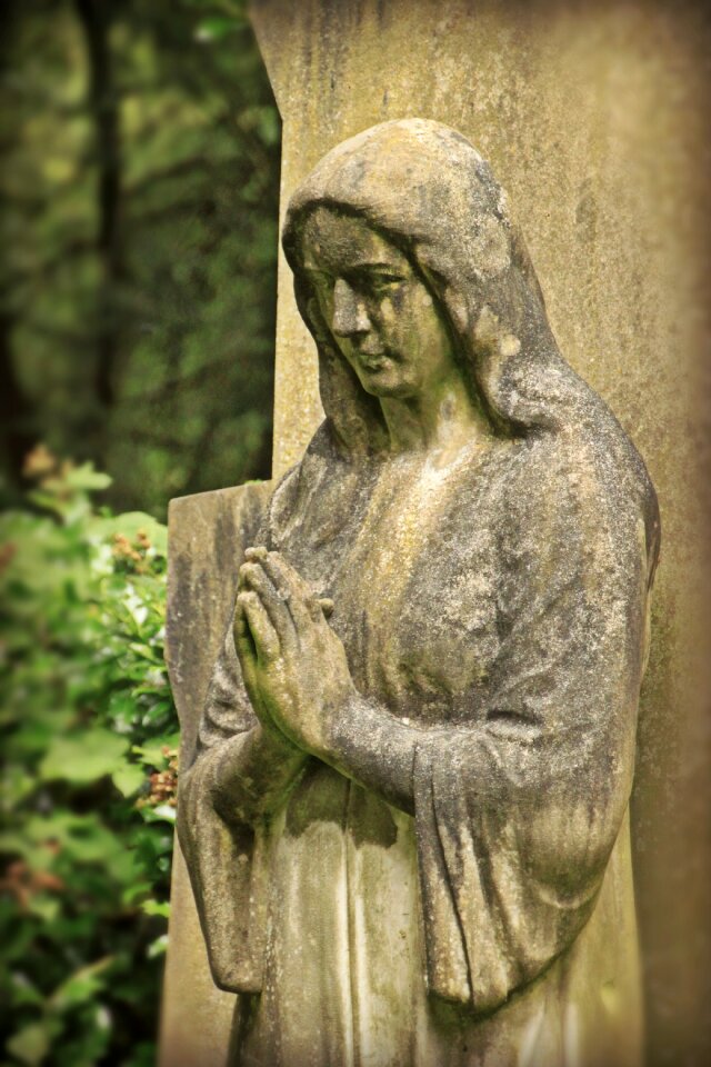 Sculpture figure cemetery