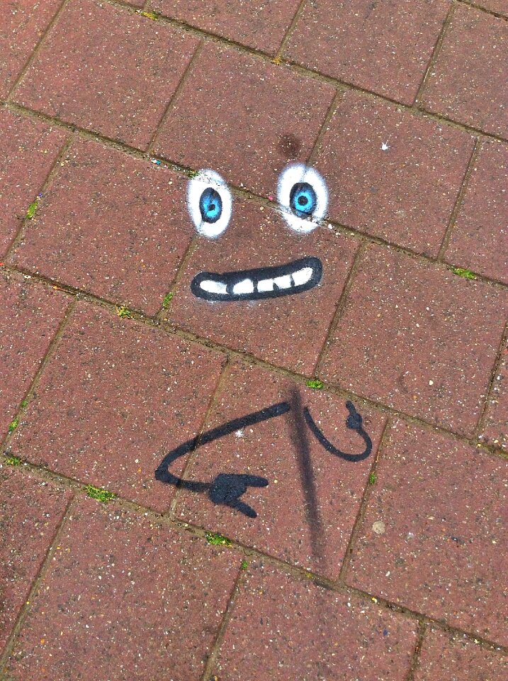 Face happy drawing