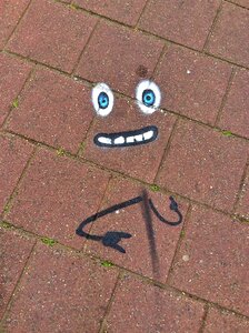 Face happy drawing