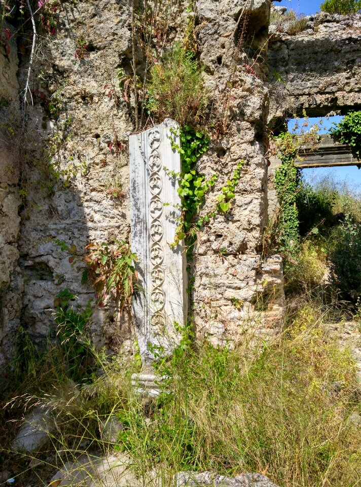 Ruin ruins of side summer