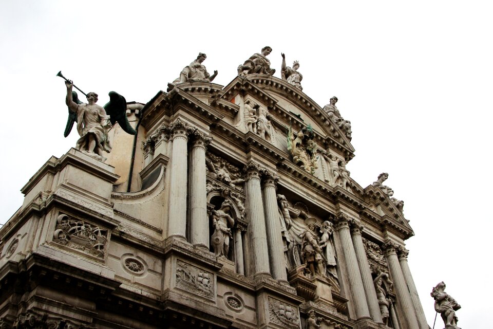 Statue stone figure facade