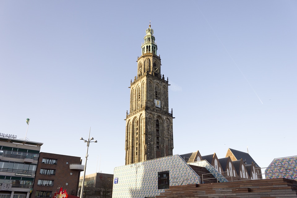 Architecture groningen tower groningen city center