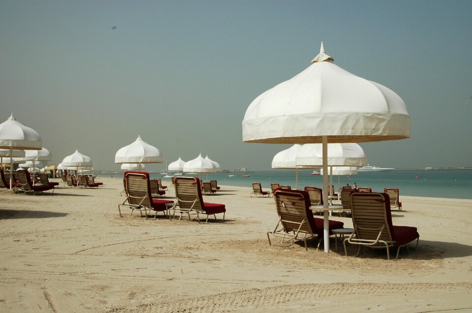 Beach dubai parasol
