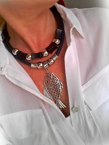 Fish jewelry no neck