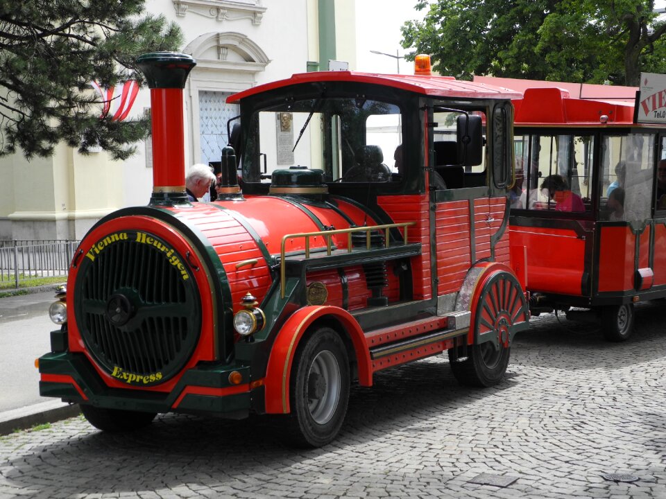 Train tourists visit