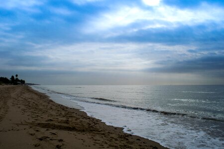 Sky horizon sand