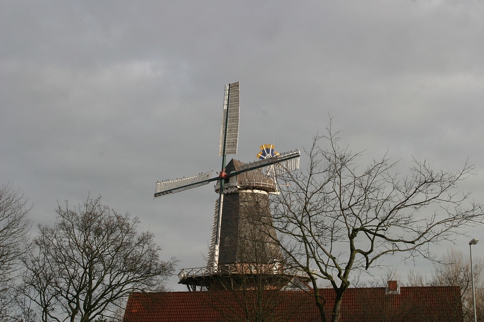 Mill windmill clouds