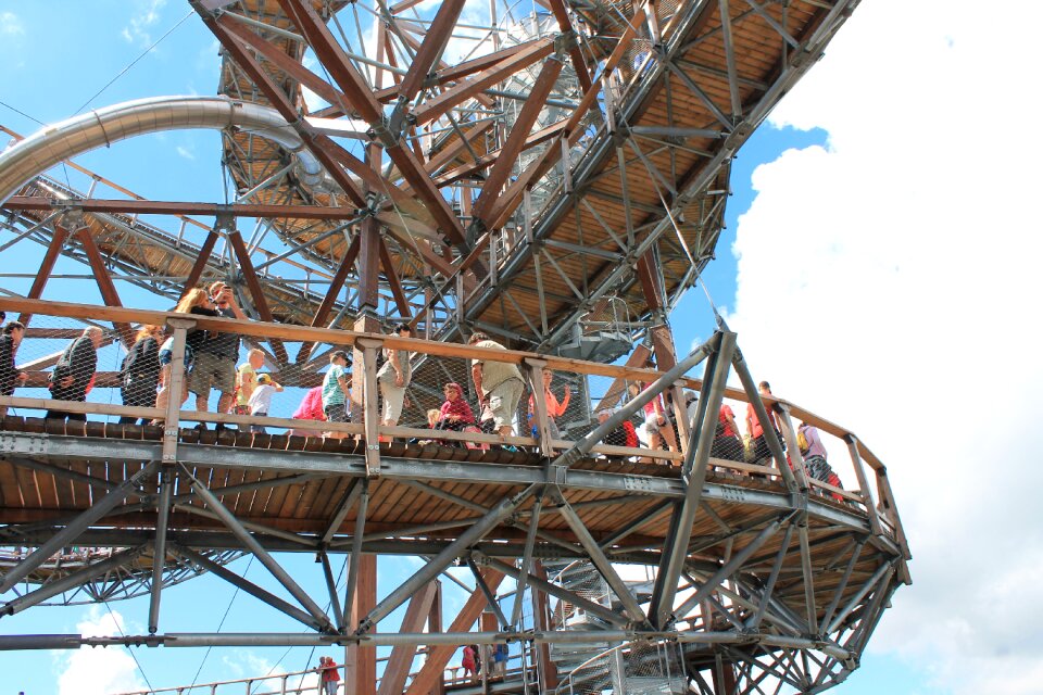Sky walk the valley of lower moravia sněžník massif