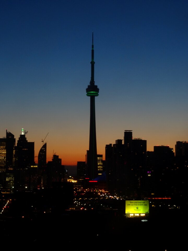 Skyline cn tower downtown photo