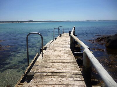 Cape bridge water coast sea