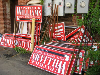 Signs political photo