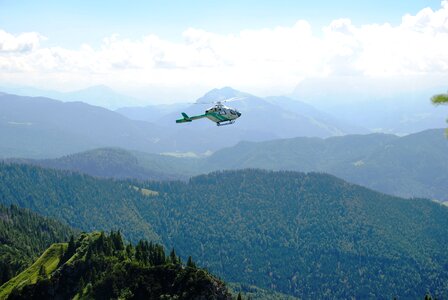 Air monitoring aircraft flying photo