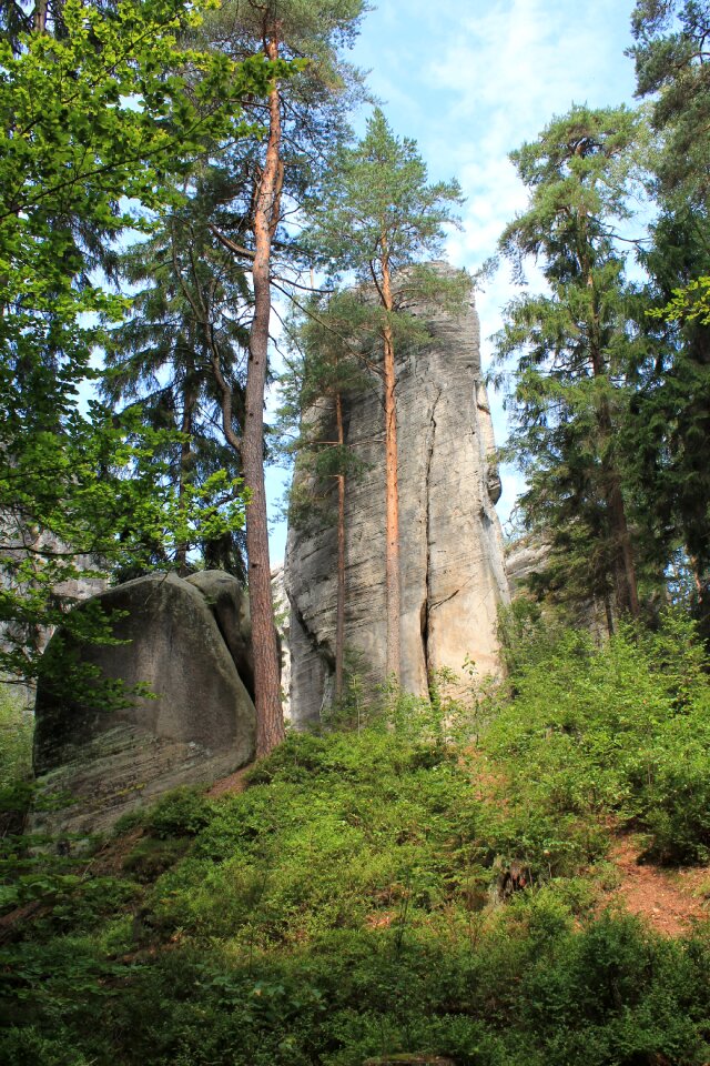 Rock city teplicke skaly 100 m high rock walls