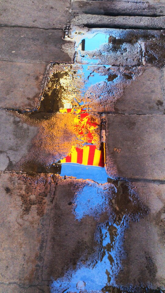 Catalunya city reflection