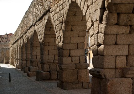 Segovia aqueduct romans photo