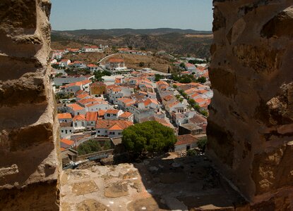 Marvão castle medieval village photo