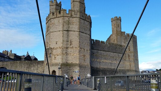 Medieval historic snowdonia