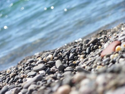 Black sea beach summer