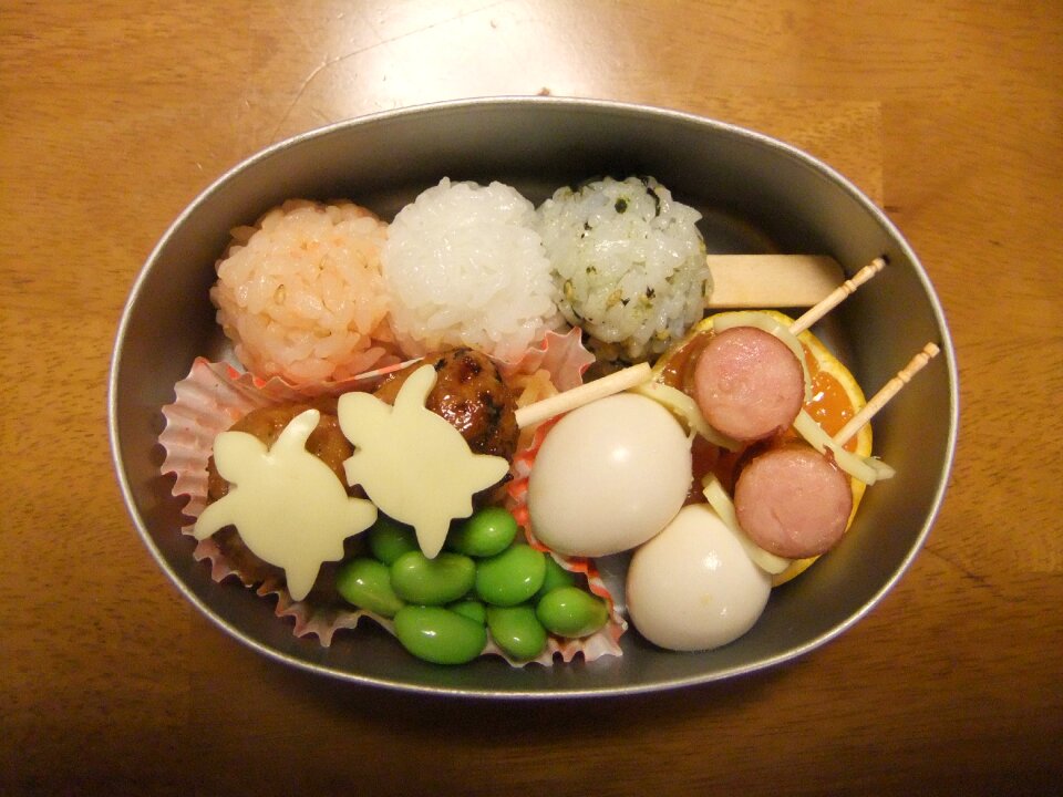 A kyaraben bento kindergarten lunch box