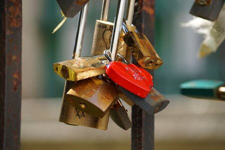 Padlock love symbol love locks