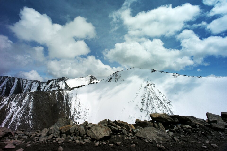 Tianshan snow mountain cold