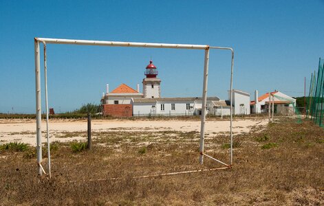 Sport goal lighthouse