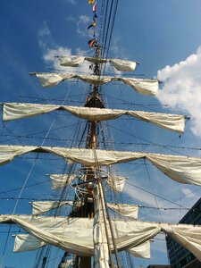 Sailing boat ship masts