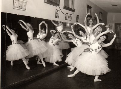 Dance studio mirror