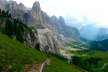 Dolomites bergstrasse nature