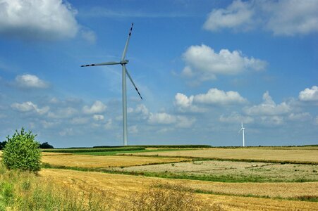 Windmill farm generator turbine