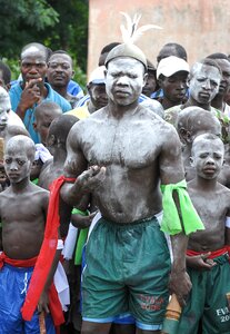 Traditional fight children
