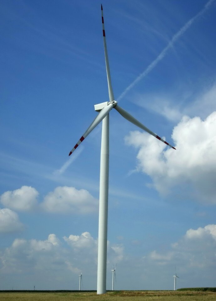 Windmill farm generator turbine