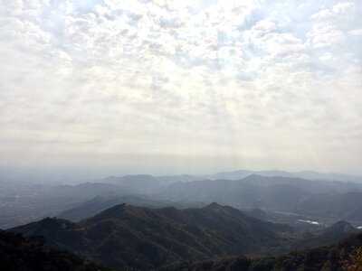 The mountains the atmosphere the vast
