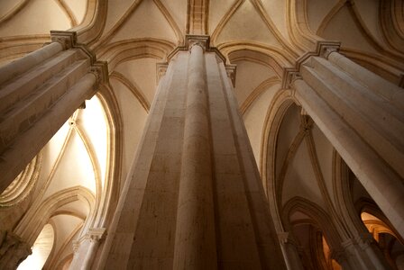 Cathedral pillars gothic art