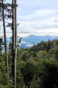 Nature mountains clouds photo