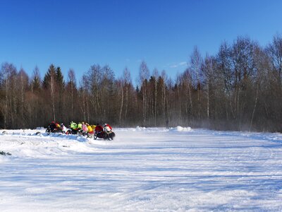 Race winter sports action