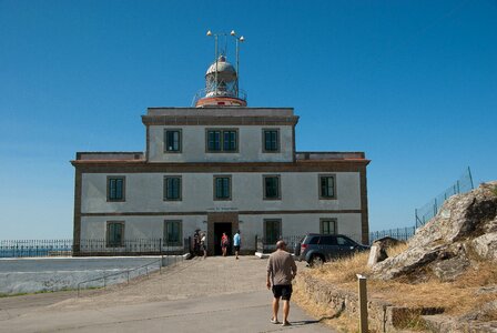 Cape finisterre lighthouse semaphore