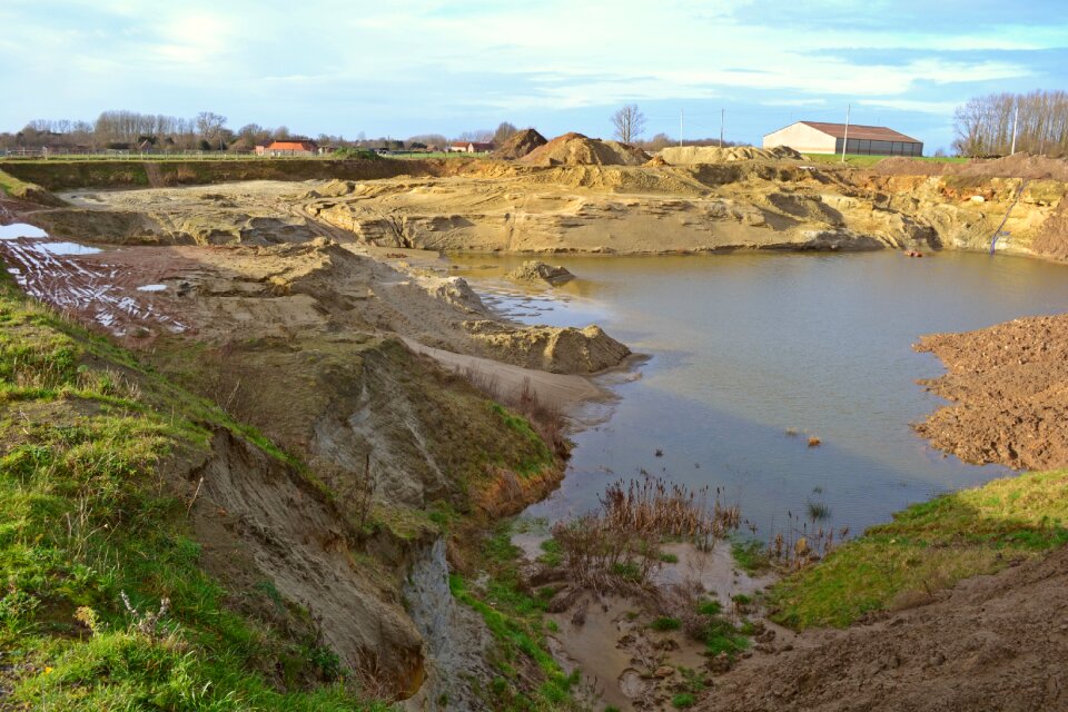 Pond landscape nature