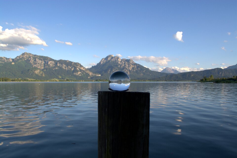Lake lake forggensee alpine