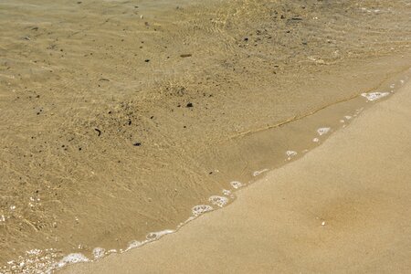 Water sand shore photo